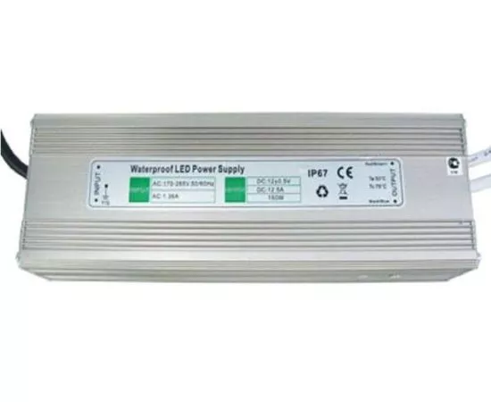 440721 - Ecola Блок питания для св/д лент 12V 150W IP67 242х69х44 (герметичный) B7L150ESB (1)