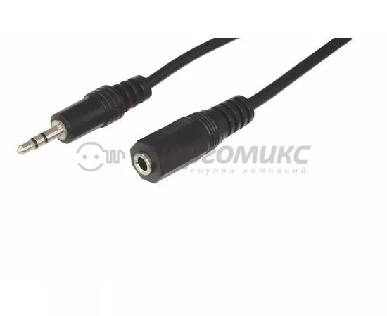 447912 - Аудио кабель удлинитель для наушников Jack3.5шт. - Jack3.5гн. 3 м REXANT 17-4005 (1)