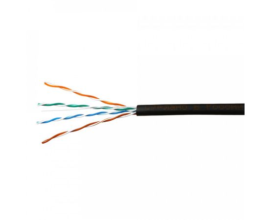 711498 - SkyNet Premium кабель UTP 4x2x0,51, медный, кат.5e, одножил., OUTDOOR, 100 м, коробка, черный (1)