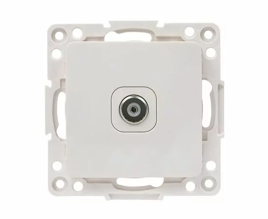 768998 - EKF Стокгольм мех. роз. СУ TV 1 мест. 75Ом 5-862МГц белый (PC) EYA00-027-10 (1)