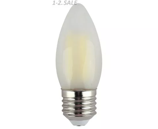 763820 - ЭРА F-LED свеча C35 E27 9W(770lm) 4000K 4K филамент (нитевидная) матовая 100х35 B35-9W-840-E27 3256 (4)