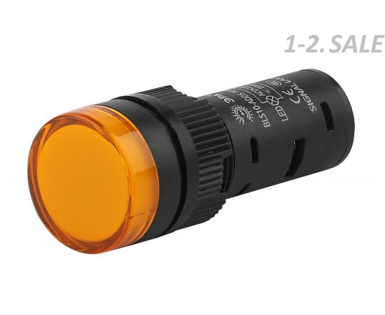 769897 - ЭРА Лампа AD16DS(LED)матрица d16мм желтый 230В AC (1)