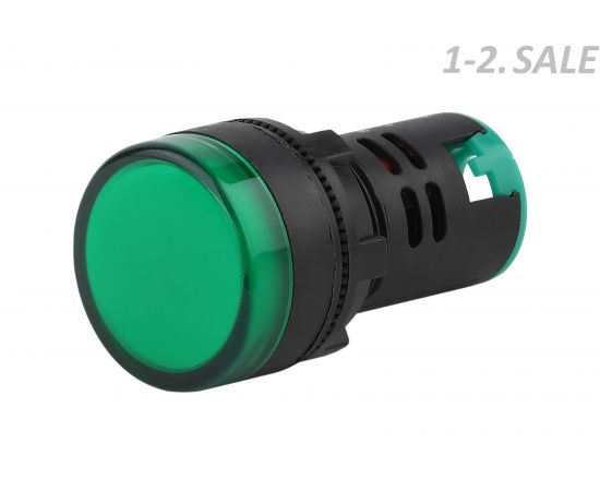 769911 - ЭРА Лампа AD22DS(LED)матрица d22мм зеленый 230В (1)