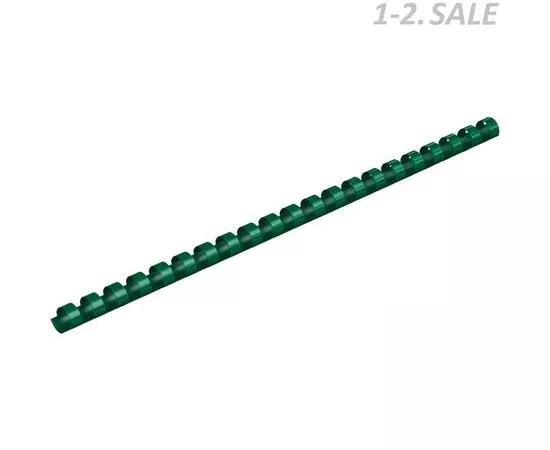 435453 - Пружины для переплета пластиковые ProMega Office 12мм зеленые 100шт/уп. (2)