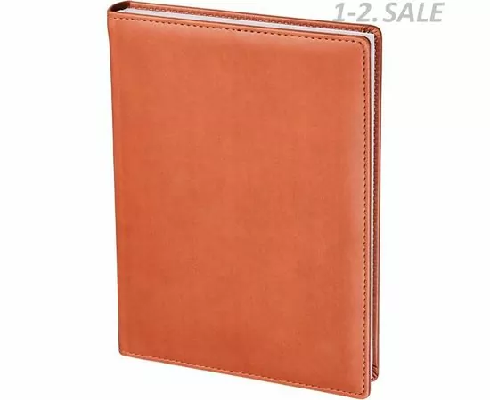 604756 - Ежедневник недат,коричн,А5,140х200мм,320стр,Velvet 556030 (1)