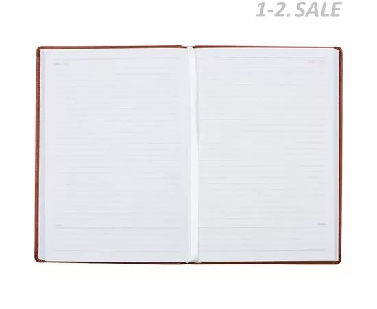 604756 - Ежедневник недат,коричн,А5,140х200мм,320стр,Velvet 556030 (6)