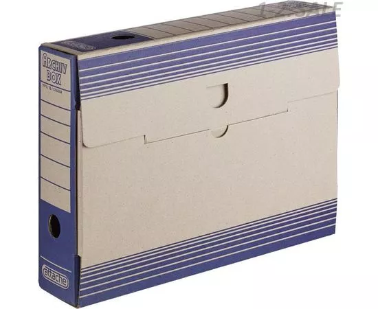 604841 - Короб архивный Короб Архивный Attache,75 мм,переплетный картон,син 390816 (1)