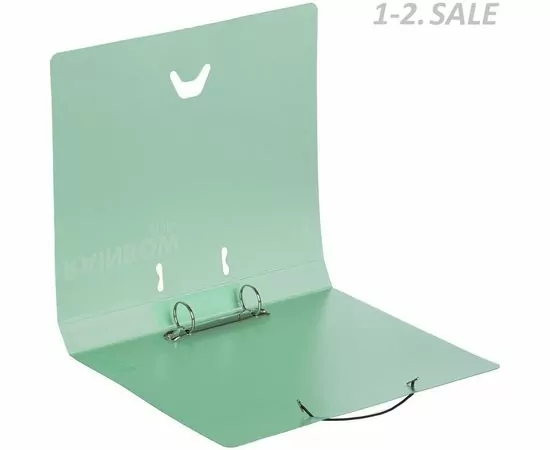 604856 - Папка на 2-х кольцах Attache Rainbow Style зеленый 488251 (1)