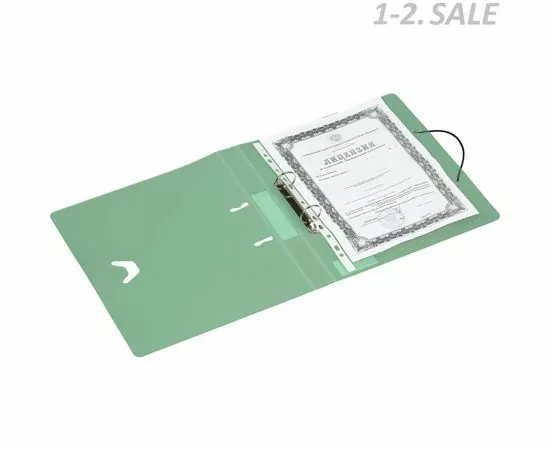 604856 - Папка на 2-х кольцах Attache Rainbow Style зеленый 488251 (10)