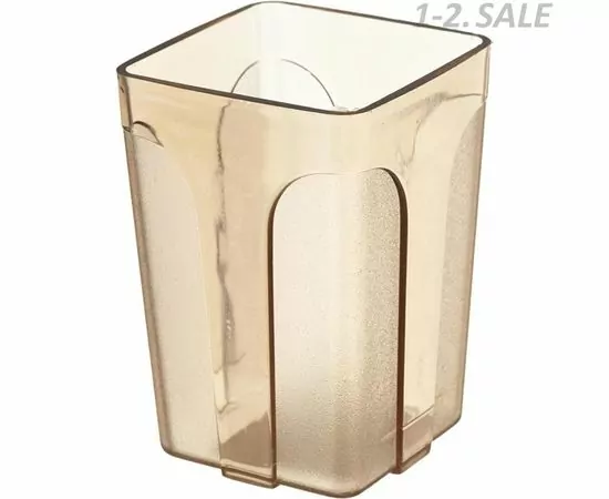 605145 - Подставка стакан Attache City, прозр.коричневый 492719 (1)