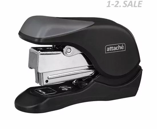 605182 - Степлер Attache Expert до 12 листов, черный/серый, №10 611842 (1)