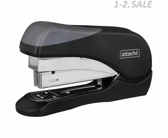 605183 - Степлер Attache Expert до 20 листов, черный/серый, №24/6, 26/6 611843 (1)