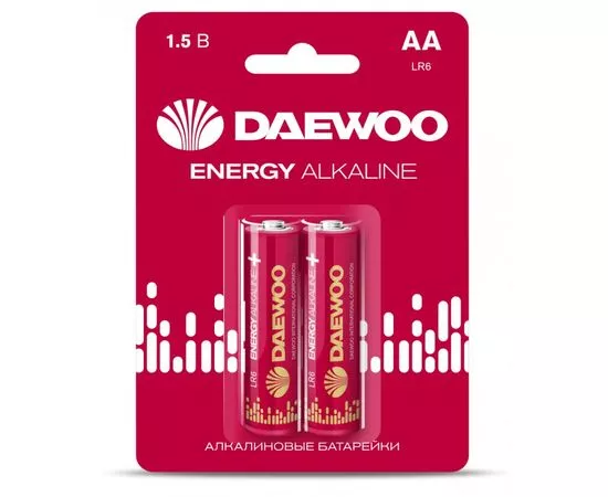 770158 - Элемент питания Daewoo Energy Alkaline LR6/316 BL2 (1)