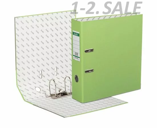 631609 - Папка с арочн.мех. BANTEX ECONOMY PLUS 50мм лайм (1)
