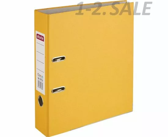 631627 - Папка регистратор Attache Colored light оранжевый 75мм 611493 (1)