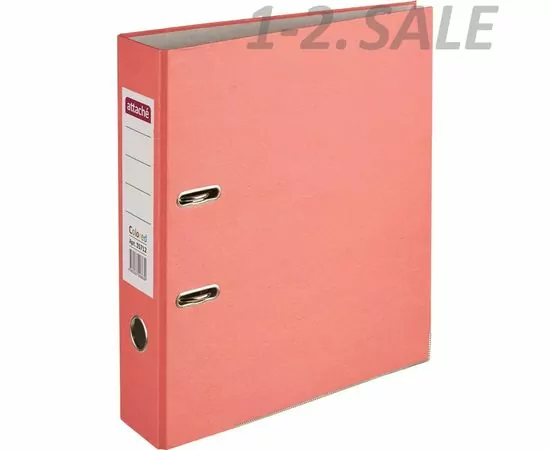631629 - Папка регистратор Attache Colored light, 75мм, св.красный 611491 (1)