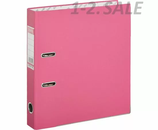 631632 - Папка с арочн.мех. BANTEX ECONOMY PLUS 80мм фуксия (1)