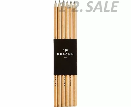 631663 - Карандаш чернографитный НОМЕР 1, 2H, заточен, шестигр, 177мм (4)