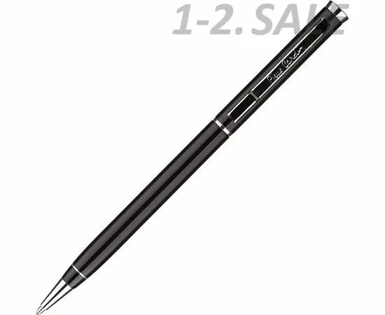 631735 - Ручка шариковая Pierre Cardin GAMME PC0892BP, пов. мех, латунь+алюм (1)