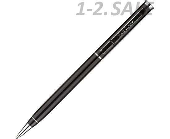 631735 - Ручка шариковая Pierre Cardin GAMME PC0892BP, пов. мех, латунь+алюм (1)