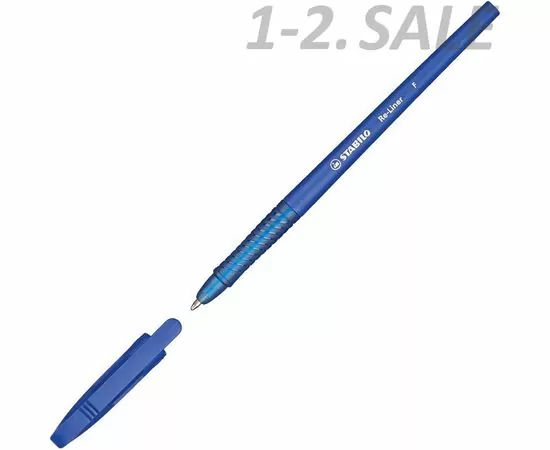 631772 - Ручка шариковая STABILO Re-Liner 868/1-41 0,35мм, синяя (2)