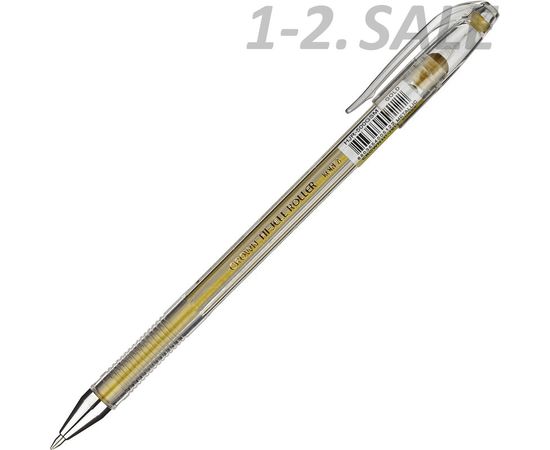 631830 - Ручка гелевая золото металлик CROWN, 0,7мм (1)