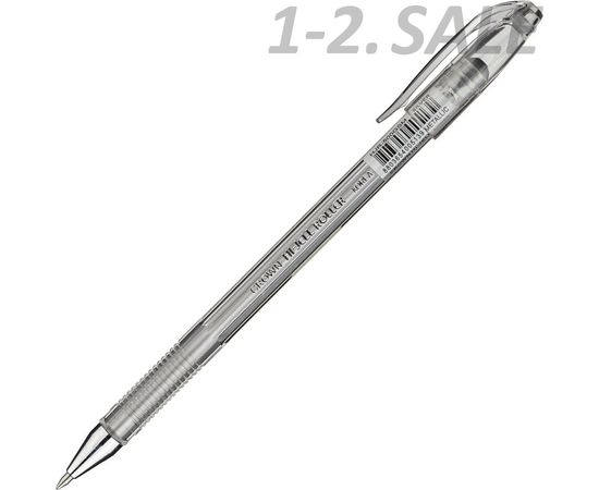 631832 - Ручка гелевая серебро металлик CROWN, 0,7мм (1)