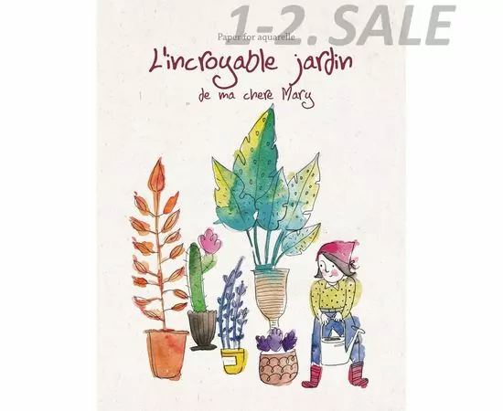 631921 - Папка д/рисования №1 School А4 10л, бум. акварел. 180 гр/м, мелкое зерно 695632 (1)