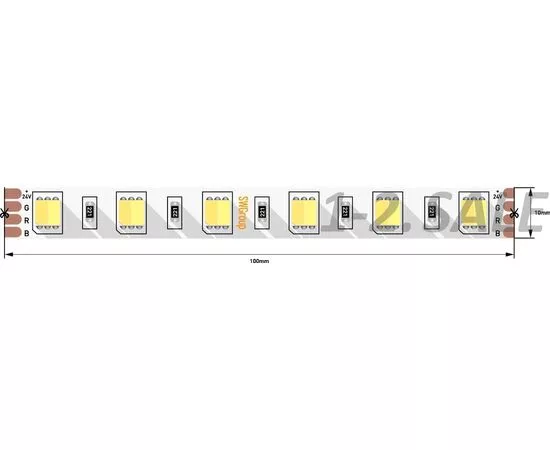 733644 - SWG Лента 14,4 Вт/м SMD5050 Открытая (IP20) Цвет микс (30000+6000К) 24В 5м (1)