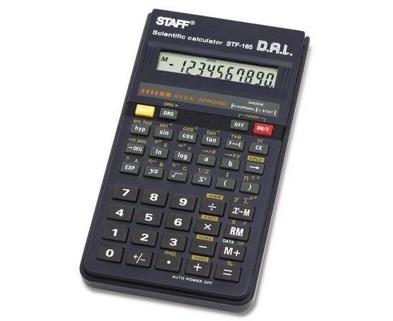 321370 - Калькулятор STAFF инженерный STF-165, 10 разрядов, 143х78мм (1)