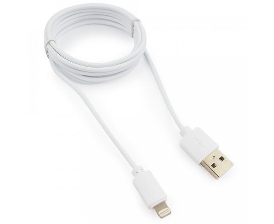 711059 - Кабель USB(A)шт. - 8pin шт. для iPhone5/6/7/8/X, IPod, IPad Гарнизон, 1.8м, белый, пакет (1)