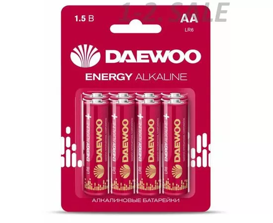 771682 - Элемент питания Daewoo Energy Alkaline 6LR61/6LF22 BL1 (1)