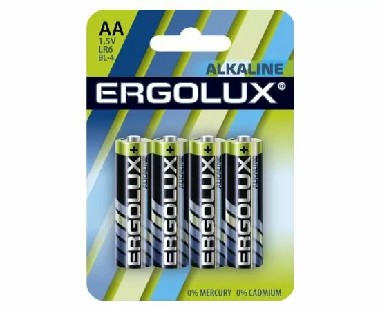 481158 - Элемент питания Ergolux LR6/316 BL4 (1)
