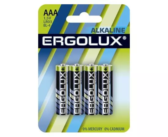 481167 - Элемент питания Ergolux LR03/286 BL4 (1)