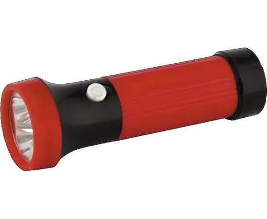 483202 - Ultraflash фонарь ручной эконом 3002-TH (3xR03) 3св/д 0.6W (16lm), красный/пластик, BL (1)