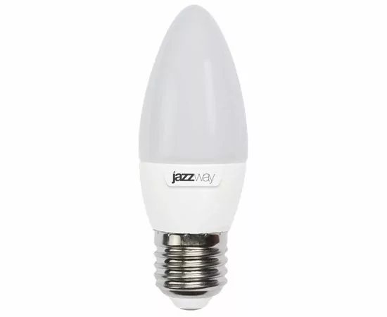 483520 - Лампа св/д Jazzway свеча E27 7W(560lm) 5000K 113x38 SP C37 .1027849-2 (1)