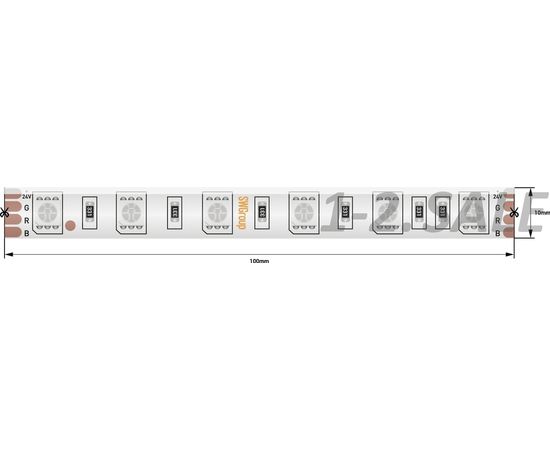 712689 - SWG Лента св/д стандарт 5050 60LED/m 14,4W/m 24V IP65 RGB 2581 (1)