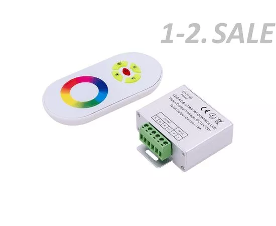 717755 - SWG Led controller touch DELUCE 18А, 12/24 Вольт 5 кнопок и сенсорное кольцо RF-RGB-S5-18A (1)