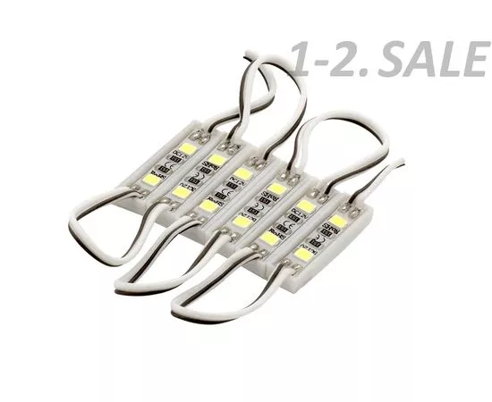 733772 - SWG Модуль светодиодный SMD2835 2LED 6500-7000K, IP65 0.3W DC12V 120° 30Lm 26x7x4 MD22GJS-12-WIP65 (1)