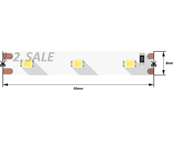 733826 - SWG Лента св/д (5м, цена за 1м) ECO-SWG260-12-4.8-G (1)