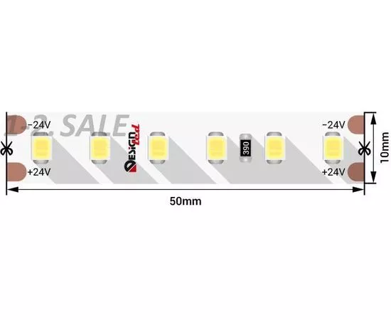 772567 - SWG/Design LED Лента св/д 24V DSG 2835 NW 120L-V24-IP33 4000K 4K 600LED 14.4W/m LUX(5м цена за метр) (1)