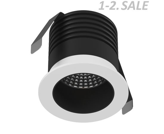 773754 - SWG/Design LED AL-DL036-7-WB-NW-65, св-к встр., IP65, 4000K 4K, черно-белый (1)