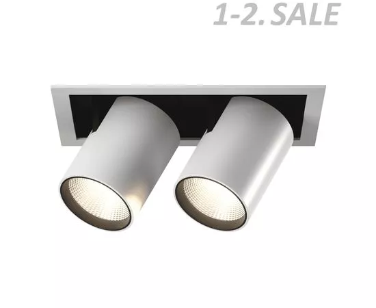 773889 - SWG/Design LED встр. LED св-к SPL двойной 25W 4000K 4K SPL-SQ2-25-NW (1)