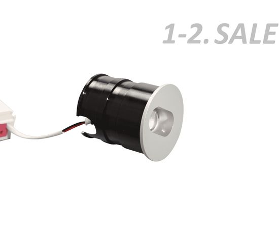774162 - SWG/Design LED Бра встр. для подсветки лестн/пола FLOOR R Серебр 3W 4000K 4K Indoor GW-R612-3-SL-NW (1)