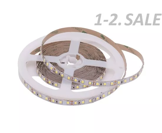 712583 - SWG Лента св/д стандарт 2835 120LED/m 12W/m 12V 1000Lm/m (5м, цена за 1м) 6000K-6500K 6K 1683 (2)