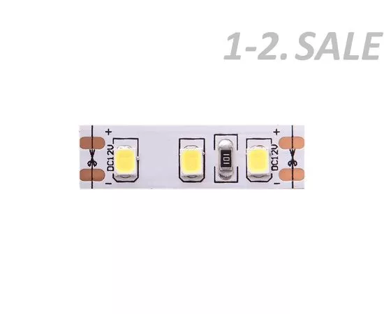 712583 - SWG Лента св/д стандарт 2835 120LED/m 12W/m 12V 1000Lm/m (5м, цена за 1м) 6000K-6500K 6K 1683 (3)