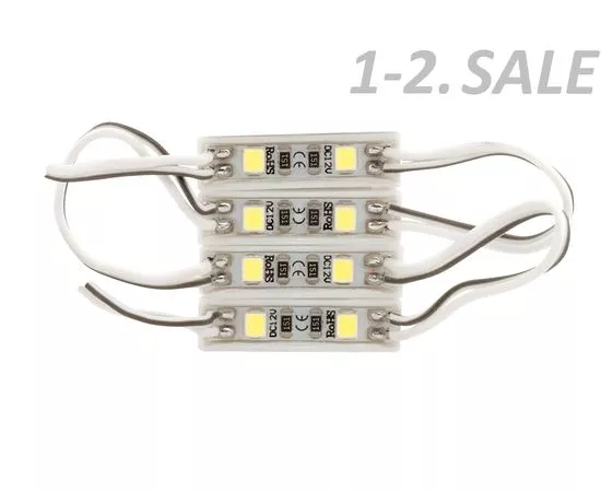 733772 - SWG Модуль светодиодный SMD2835 2LED 6500-7000K, IP65 0.3W DC12V 120° 30Lm 26x7x4 MD22GJS-12-WIP65 (3)