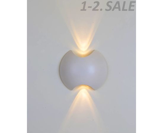 774292 - SWG/Design LED LED св-к св/д настенный LW-A0121A-WH-WW Белый 2x3W 3000K 2K (1)