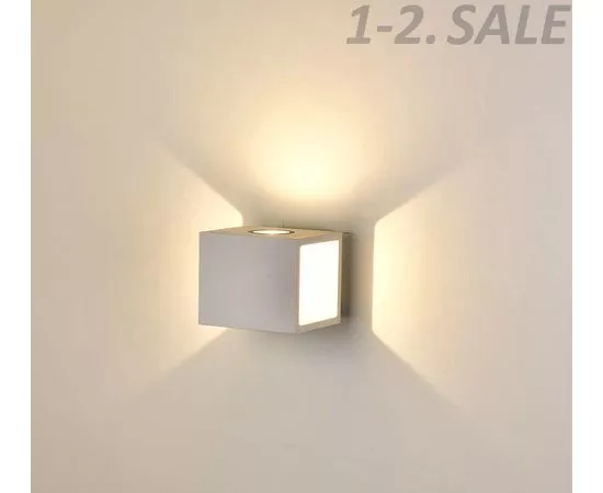 774306 - SWG/Design LED LED св-к св/д настенный LW-A0100A-WH-WW Белый 2x5W 3000K 2K (1)