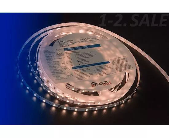 772603 - SWG/Design LED Лента св/д 12V DSG 3528 WW 60L-V12-IP33 2700K 2K 300 LED 4.8W/m LUX (5м цена за метр) (4)